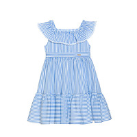 Patachou blauw/wit gestreepte jurk